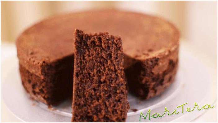Фото шоколадного бисквитного торта